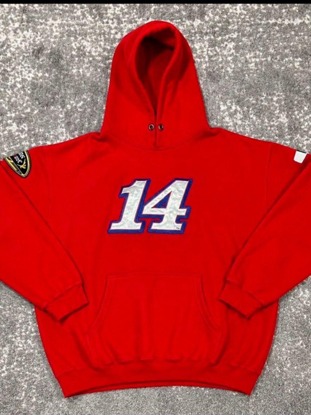 Vintage NASCAR Tony Stewart Red 14 Hoodie